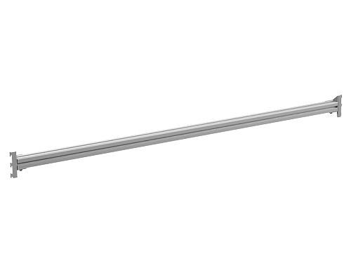 Support profilé en aluminium Bedrunka+Hirth à suspendre aux colonnes de support, largeur 1750 mm, dimensions en mm (LxPxH) : 1750 x 40 x 40, 07.98.7084