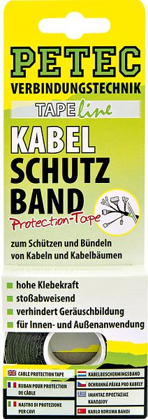 Ruban de protection Petec pour câble, 19 mm x 0,3 mm x 10 m, VE: 10 pièces, 87500