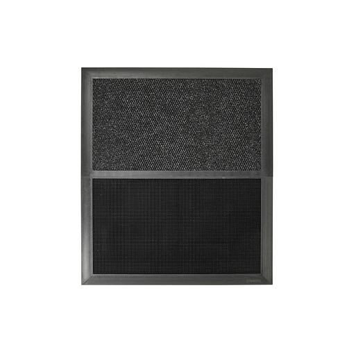 Tapis de désinfection DENIOS SM, caoutchouc naturel, noir/gris, 2 inserts, 914 x 1050 mm, 276-688