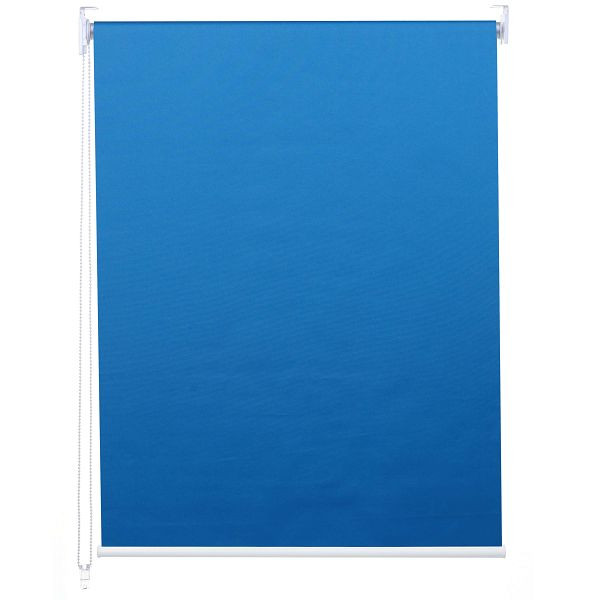 Store enrouleur Mendler HWC-D52, store de fenêtre à tirage latéral, protection solaire 100x160cm occultant opaque, bleu, 63338