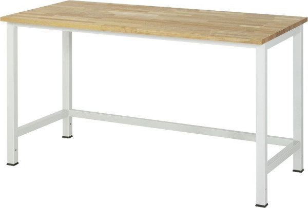 Table de travail RAU série 900, plateau en hêtre massif, 1500x825x800 mm, 03-900-1-B25-15.12
