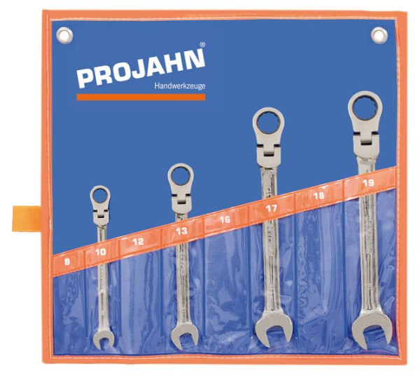 Projahn GearTech jeu de clés pochette souple en rouleau 4 pièces, 3496