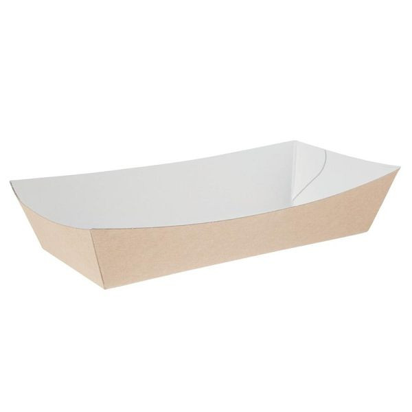 Barquettes carton compostables Colpac 22cm, UE : 250 pièces, FA364