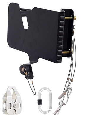 Kit d'adaptateurs pour trépied Kratos pour dispositif de sécurité rétractable avec fonction de sauvetage FA 20 401 10, FA6000104