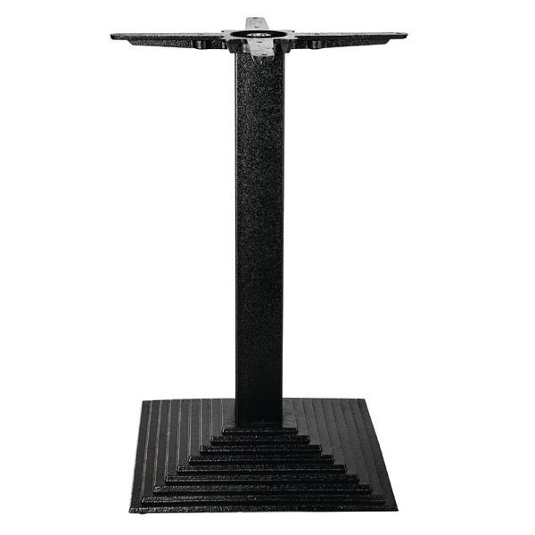 Pied de table Bolero carré avec marches fonte haut 72cm, CE153