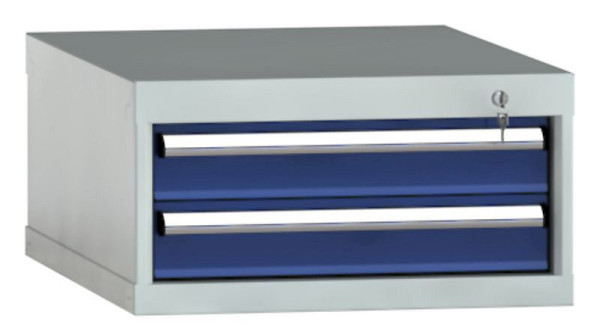 Armoire à tiroirs KLW 300 x 572 x 605 mm H x L x P, dimensions d'installation : 200 mm, division : 27x27 unités, SEA0300-02EP-001
