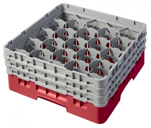 Panier de rinçage Cambro 20 compartiments Camrack® 17,4 cm rouge, lot de 3, 20S638163