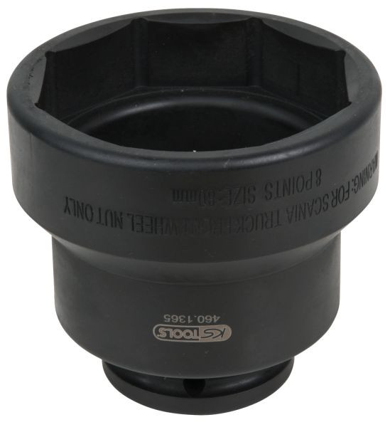KS Tools Clé pour écrous d'essieu 3/4", octogonale, pour Scania, 80 mm, 460.1365
