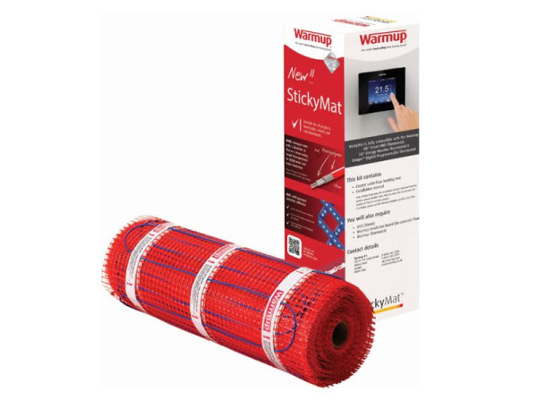 Tapis chauffant Warmup SPM7 autocollant 1050 watts 7.0m², DESPM7