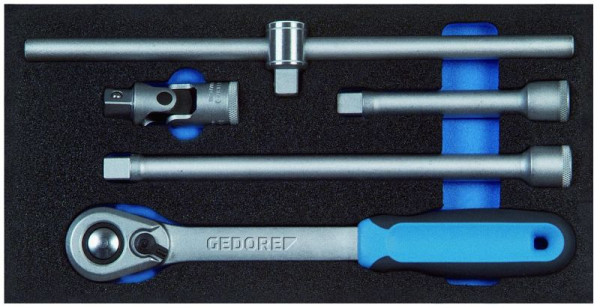 GEDORE insert en mousse vide, accessoires pour inserts de clé à douille 1/2'', CT, 2322498