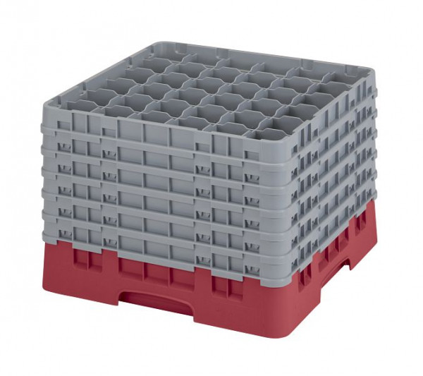Panier de lavage Cambro 36 compartiments Camrack® 29,8 cm canneberge, lot de 2, 36S1214416
