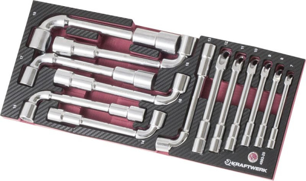 Jeu de 13 clés à douille Kraftwerk EVA3 7-19 mm, 4903-29
