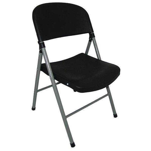 Chaises pliantes Bolero noires, UE: 2 pièces, CE693