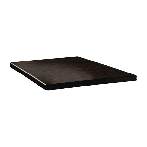 Topalit Classic Line plateau de table carré wengé 60cm, DR922