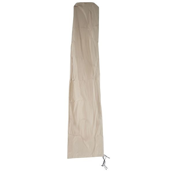 Housse de protection Mendler HWC pour parasol déporté jusqu'à 4,3 m (3x3 m), housse avec fermeture éclair, crème, 34574
