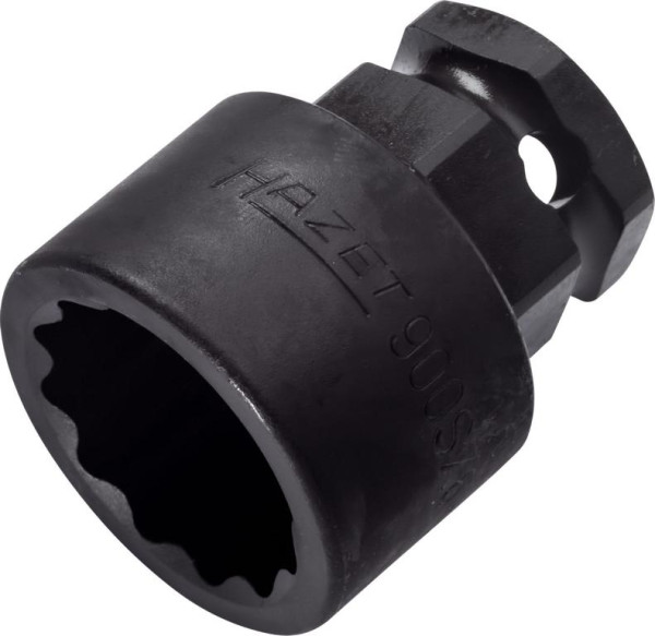 Impact Hazet, douille tournevis machine, double 6 pans, carré creux 12,5 mm, 6 pans extérieur 24 mm, 24 mm, 900SZ6-24