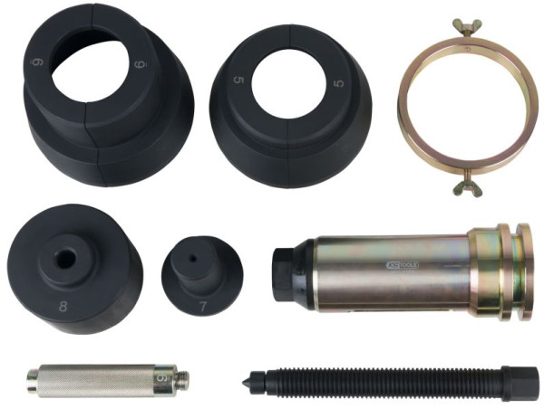 KS Tools Jeu d'extracteurs de roulements d'arbre principal différentiel pour DAF, 8 pièces, 460.4155