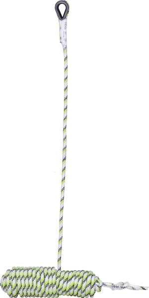 Guide mobile Kratos en corde kernmantel pour antichute mobile FA2010400 longueur 10 mètres, FA2010410