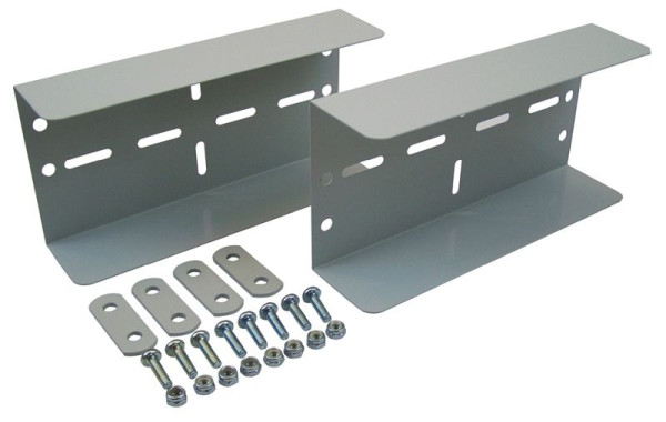 Berger & Schröter jeu de supports d'éclairage pour panier de transport arrière gris, 31408