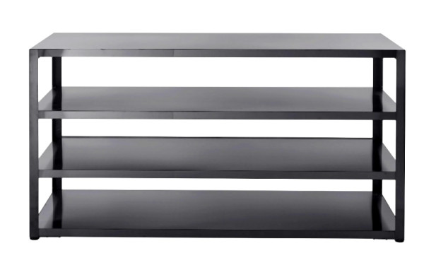 Table de travail Myoutdoorkitchen avec étagères 180 cm, Noir, Nordic Line, 7979