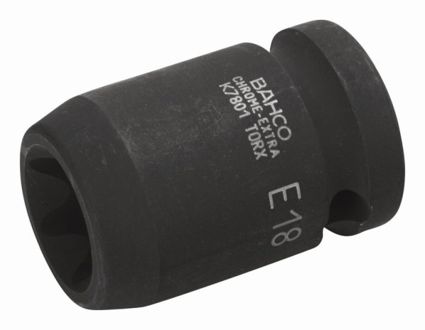 Douille à choc Bahco 1/2", hexagonale, torx externe, E10, K7801TORX-E10
