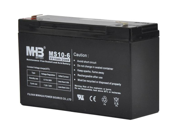 Batterie Gallagher 6V 10Ah S40, 000459