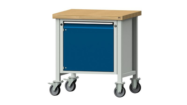 Établis ANKE établi à caissons, modèle 12 V, 800 x 700 x 900 mm, RAL 7035/5010, BMP 50 mm, 306.383