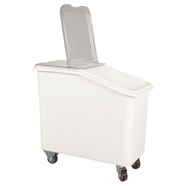 Chariot de stockage ETERNASOLID, chariot à ingrédients, 102 litres, plastique, blanc, BASICLINE, ESVW102