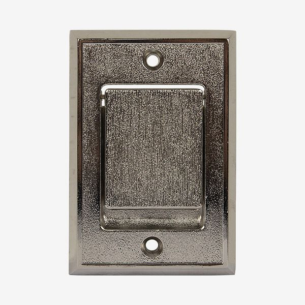 HKW RUSTIC - Prise d'aspiration en métal pour installation au sol, chromée, 30804B