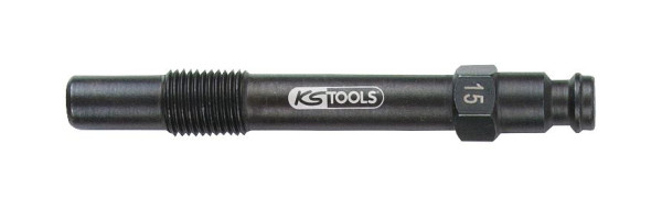 Adaptateur de bougie de préchauffage KS Tools, M10x1,0 avec filetage extérieur, longueur 75 mm, 150.3675
