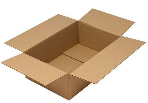 Boîte pliante en carton ondulé TransPak 1 paroi, dimensions intérieures 600 x 400 x 200 mm, qualité 1,30C, paquet de 25, 299308