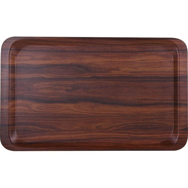 Plateau Stalgast, stratifié, couleur acajou, 530x370 mm (LxP), BB2515530