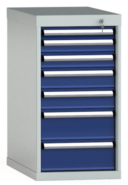 Armoire à tiroirs KLW 800 x 419 x 750 mm H x L x P, dimensions d'installation : 700 mm, division : 18x36 unités, SDB0800-07EP-001