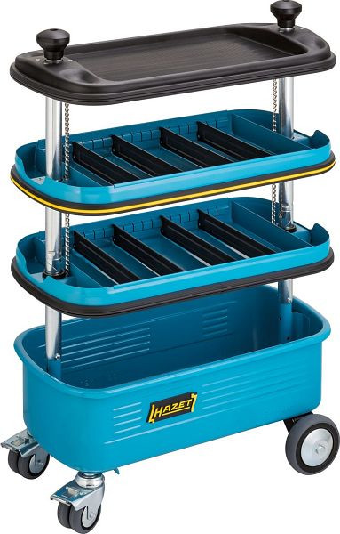 Assistant chariot d'atelier HAZET, poids net (kg) : 24,5 kg, hauteur : 965 mm, 166N