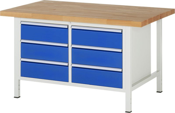Etabli RAU série 8000 - modèle 8473, L1500 x P900 x H840-1040 mm, 13-8473A2-159B4H.11