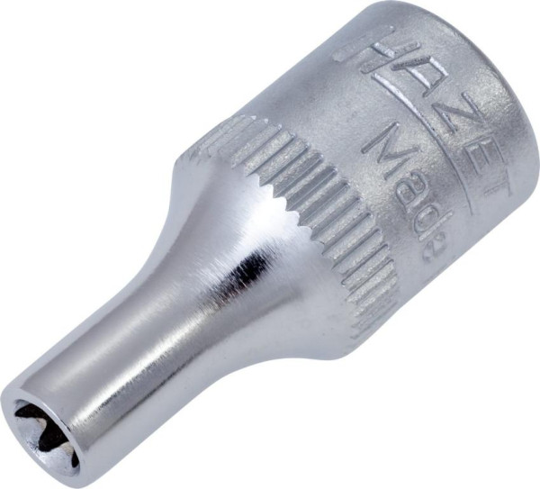 Insert pour clé à douille Hazet TORX®, carré creux 6,3 mm (1/4 pouce), profil extérieur TORX®, E4, 850-E4