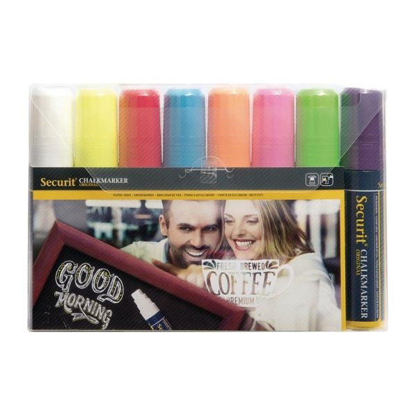 Set de stylos craie Securit 15mm, Y998