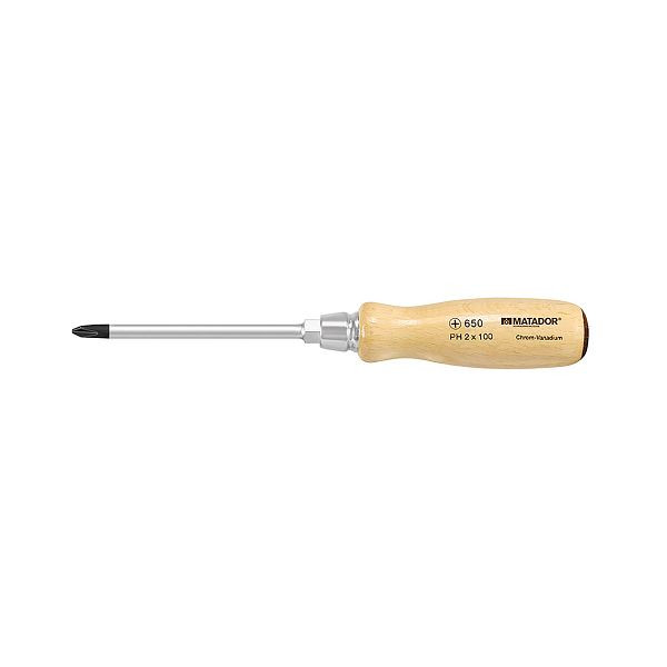 Tournevis manche bois MATADOR 0650