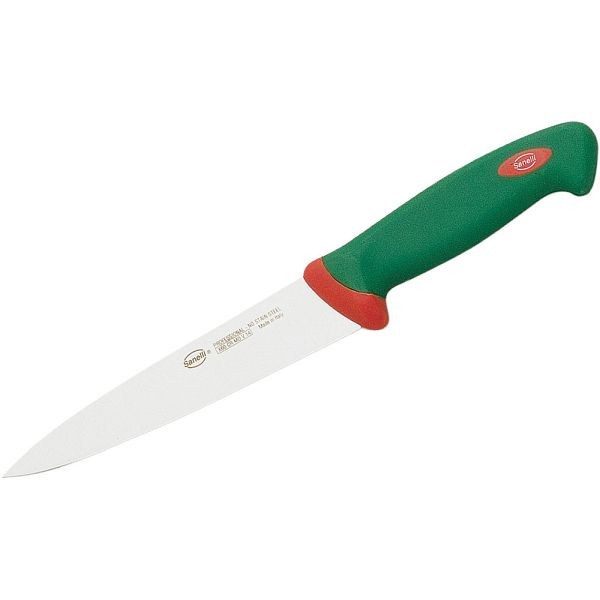 Couteau à saigner Sanelli, manche ergonomique, longueur lame 18 cm, MS0605180