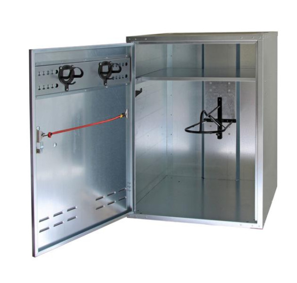Armoire sellerie western Growi (HxPxL) : 106 x 75 x 75 cm, cadenas, porte-selle western, 10051870