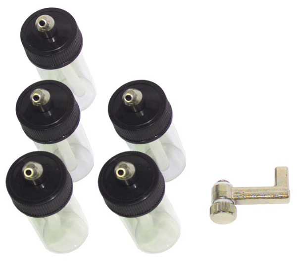 KIT DECOR ELMAG, 5 verres colorés / adaptateur, 32408
