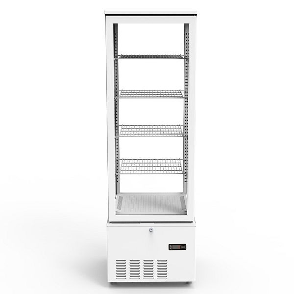 Vitrine réfrigérée Vaiotec TOPLINE 4 compartiments / 237 litres "blanc", 51,5x55,3x160 cm, 10589