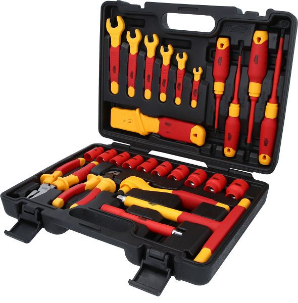 KS Tools Coffret d'outils isolés pour véhicules hybrides et électriques, 26 pièces, 117.1895