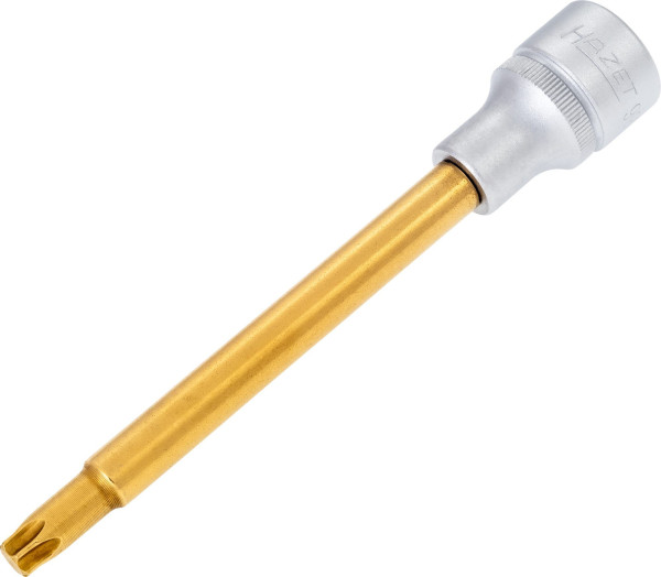 Douille tournevis Hazet TORX®, carré creux 12,5 mm, profil intérieur TORX®, T45, version extra longue, 992SLG-T45