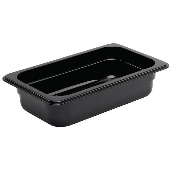 Conteneur Vogue GN GN1 / 4 noir 65mm, U466