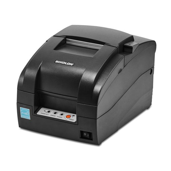 Imprimante de reçus matricielle Bixolon 3 pouces, barre de déchirement, série, USB, SRP-275IIIAOSG