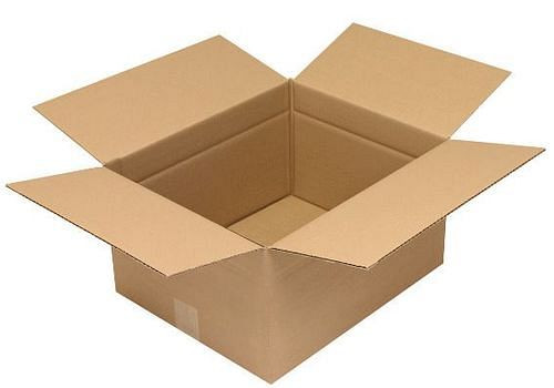 Boîte pliante en carton ondulé TransPak 1 paroi, dimensions intérieures 400 x 330 x 220 mm, qualité 1,30C, paquet de 25, 299277