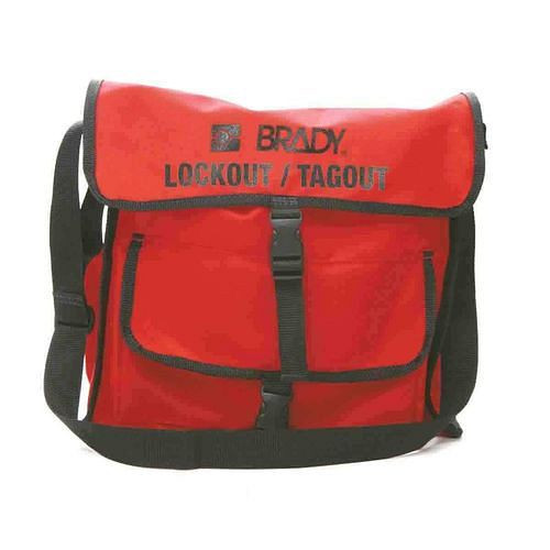 DENIOS Sac bandoulière rouge avec bandoulière, en nylon, 309118
