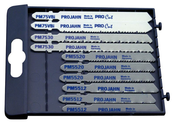 Assortiment de lames de scie sauteuse Projahn 10 pièces MetallPRO, 63002