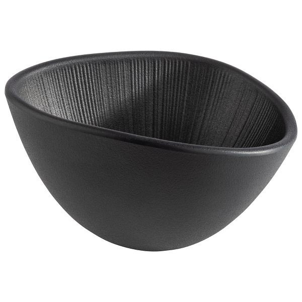 Bol APS -NERO-, 14,5 x 12,5 x 8 cm, mélamine, noir, 0,3 litre, 85092